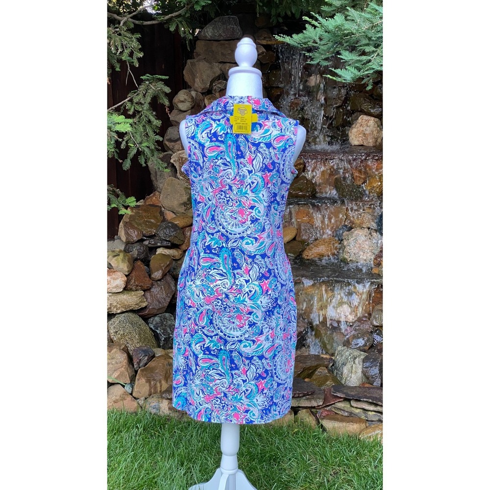 Banana Boat Sundress Womens Medium NWT Paisley UPF 50+ Dress BB828 Print 127 - Picture 6 of 10